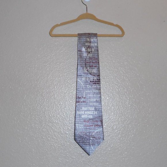 Christian scripture silk tie 1 Chronicles 4:10 - Picture 5 of 8